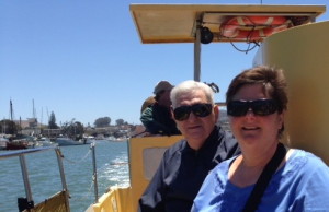 Me and my Dad on a Sub Sea boat tour around Morro Bay