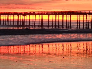 sunset pier