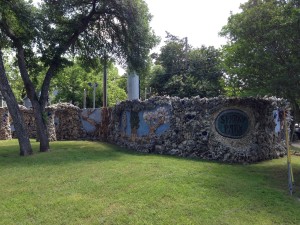 an abandoned electic sub-station, now a park